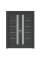 RIMINI – Modern Interior Door with Vertical Glass Insert